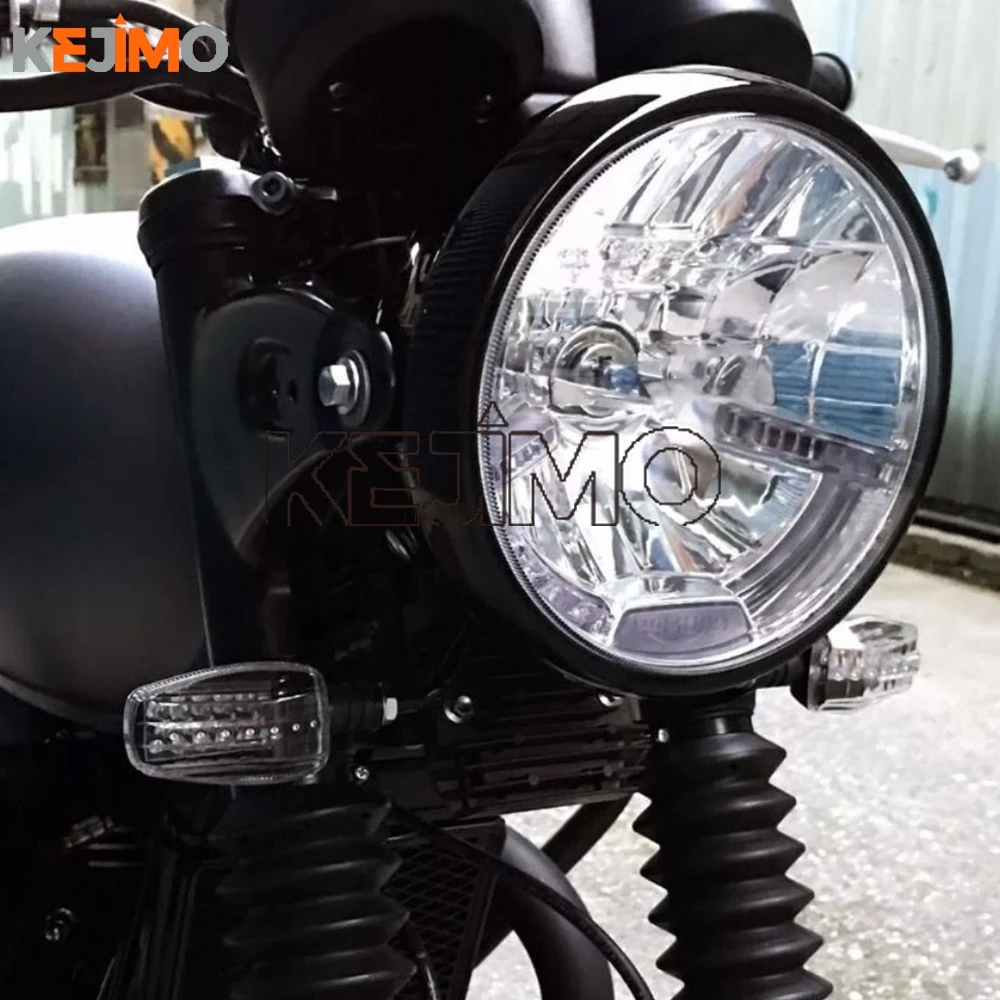 

2026 2025 FOR Bonneville T100/T120 Street Twin/Speed Twin/Street Cup 2016-2024 Front Turn Signal Relocation Bracket Motorcycle