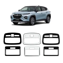 For Suzuki Fronx WDB3S WEB3S 2024 2025 2026 ABS Black Car Front rear Reading Lampshade Panel Cover Trim Car Accessories
