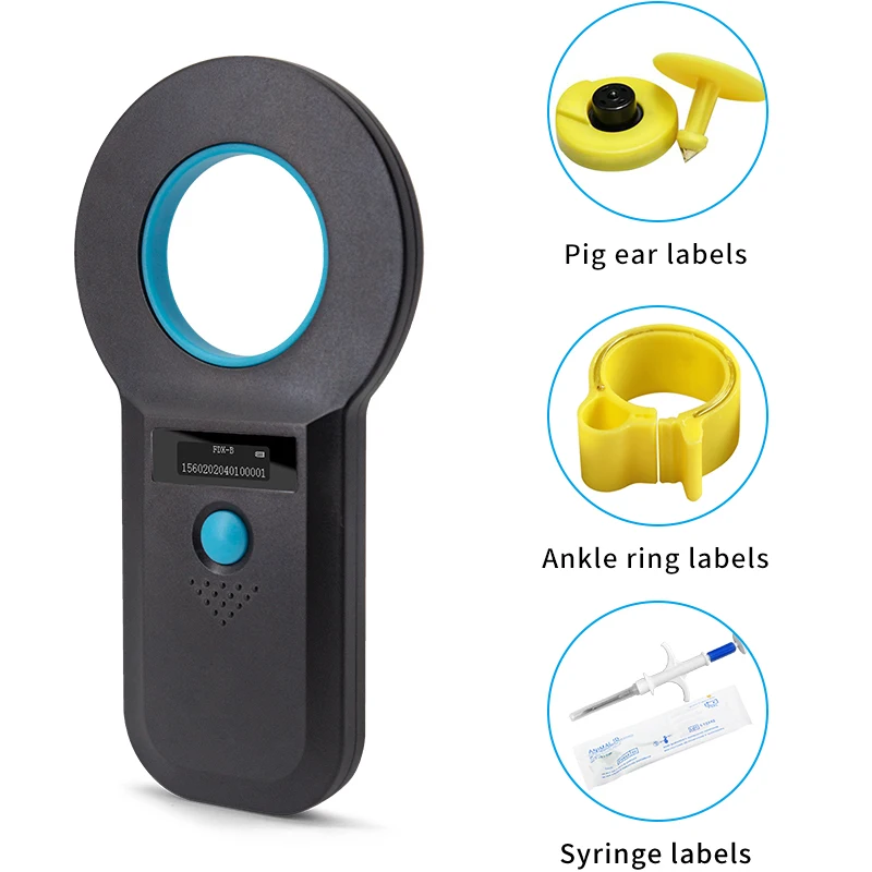 Scanner per chip per cani da compagnia 134.2Khz Em4305 Lettore di carte con chip per animali RFID 125kHz Bluetooth/USB/wireless Certificato 2.4G auricolare portatile