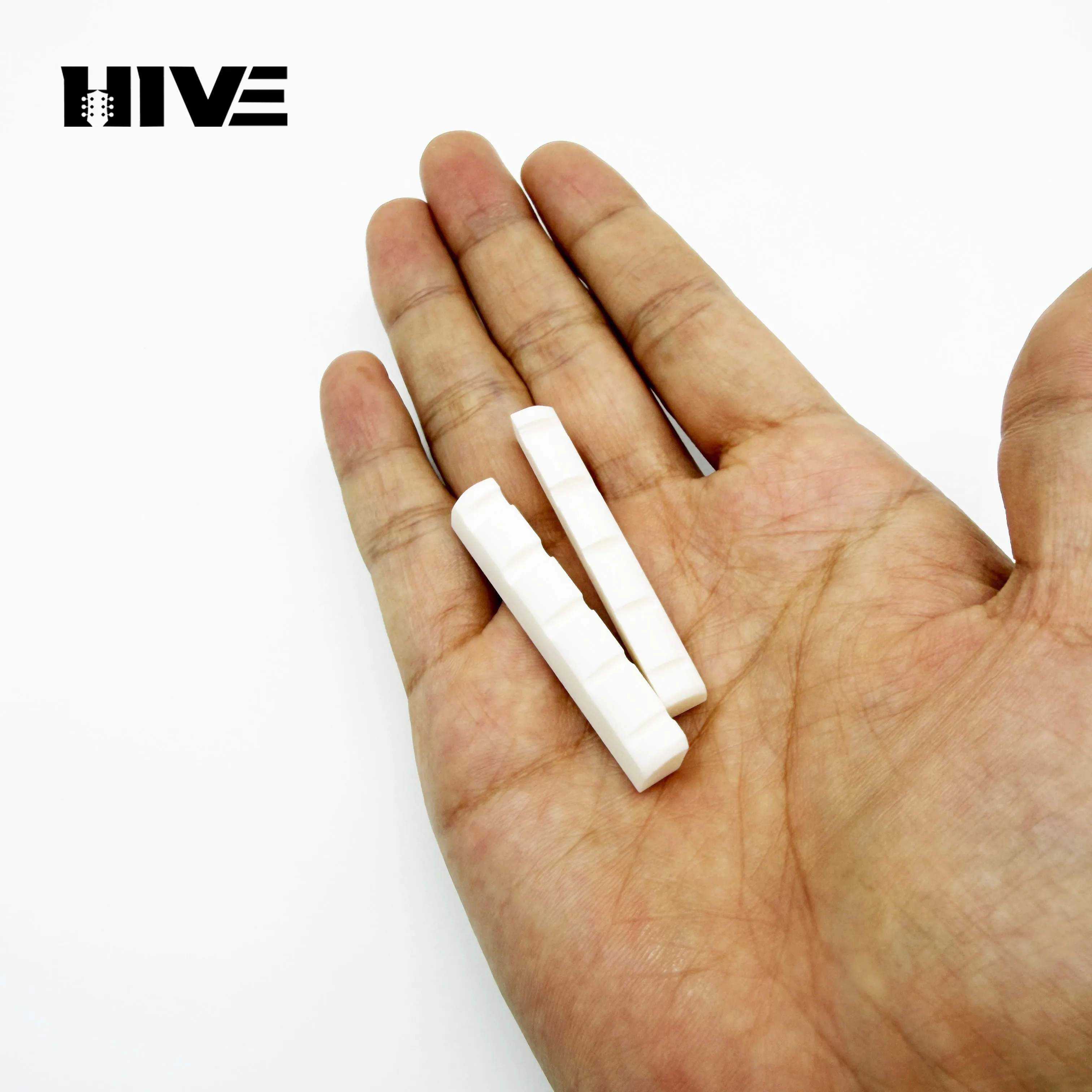 Wholesale Electric Bass Guitar Nut Ox Bone 42*6*8.5MM Left/Right Hand 4/5 Strings Electric Bass Guitar Nut view 5
