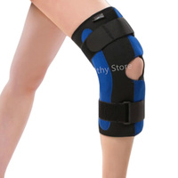 1PC Hinged Knee Brace Open Patella Knee Pad with Adjustable Straps and Dual Side Stabilizers Knee Support for Joint Pain Kneepad