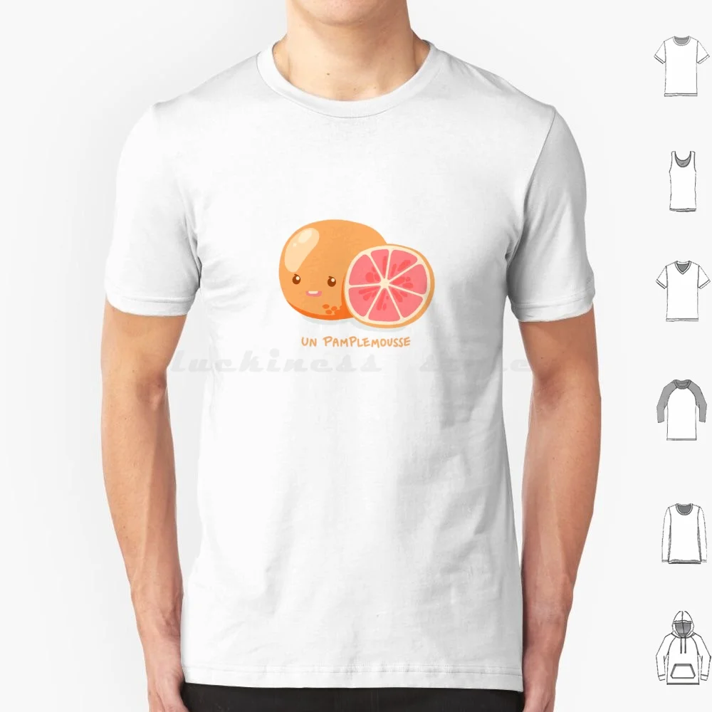 Grapefruit (Un Pamplemousse) T Shirt Baumwolle Männer Frauen DIY Druck Grapefruit Grapefruits Obst Früchte Les Fruits Französisch Frankreich