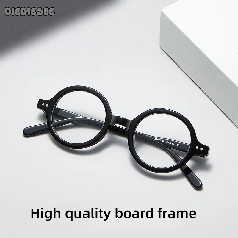 

DIEDIESEE Retro Round Plate Eyeframe Can Be Paired With Prescription Optical Eyeglass Frames For Myopia and Hyperopia 88018