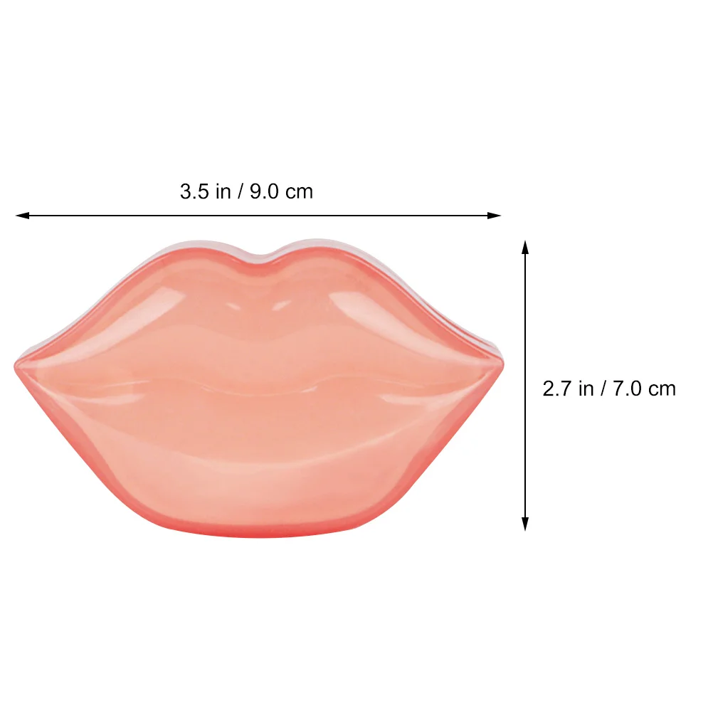 

20Pcs Collagen Lip Mask Treatment Soothing Lip Membrane for Damaged Lips Portable Size Easy to Carry Lips Mask Patch