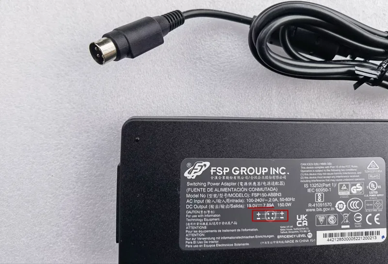 Genuine FSP FSP150-ABBN3 19V 7.89A 150W 4PIN (Din) AC Switching Power Adapter Charger Original For Getac Power Supply