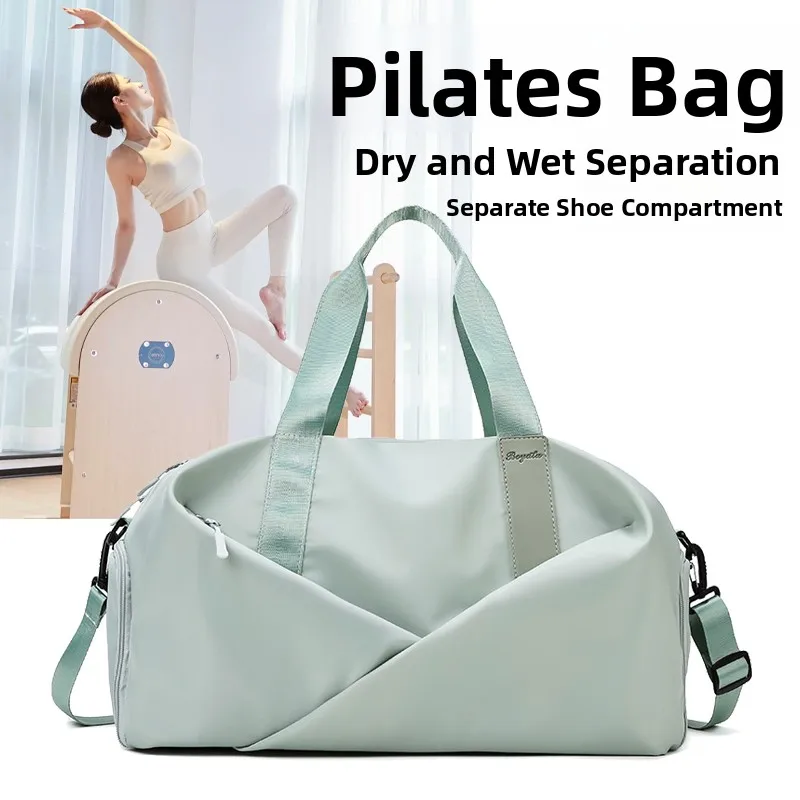 

Pilates Yoga Sports Bag Women's Handheld Fitn Bag Dance Bag Wet And Dry Separation High Aesthetic Value Fem Model