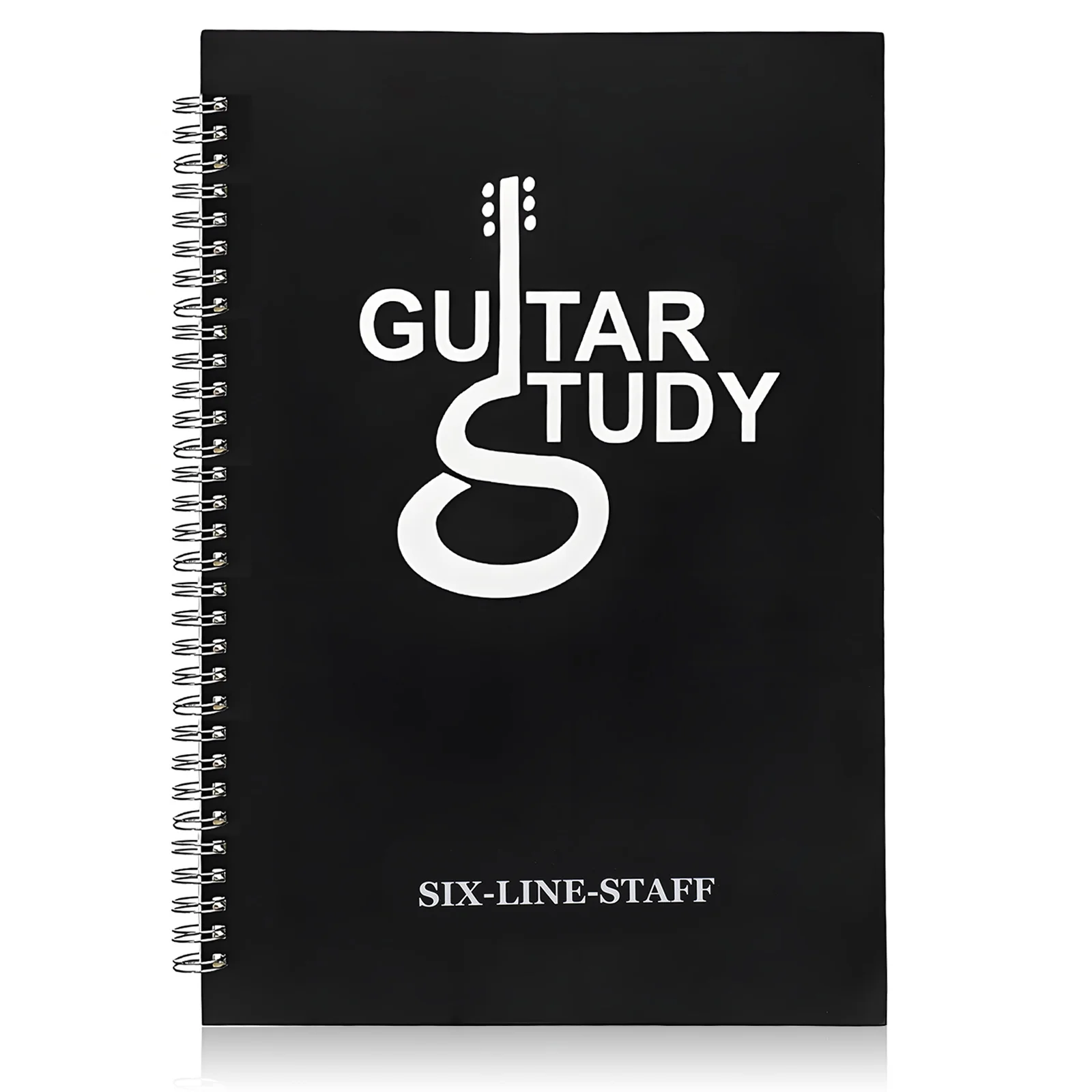 

Six Music Book Coil Design Portable Waterproof Pp Cover For Guitarist Diy Practice Outdoor Use Guitar Accessories