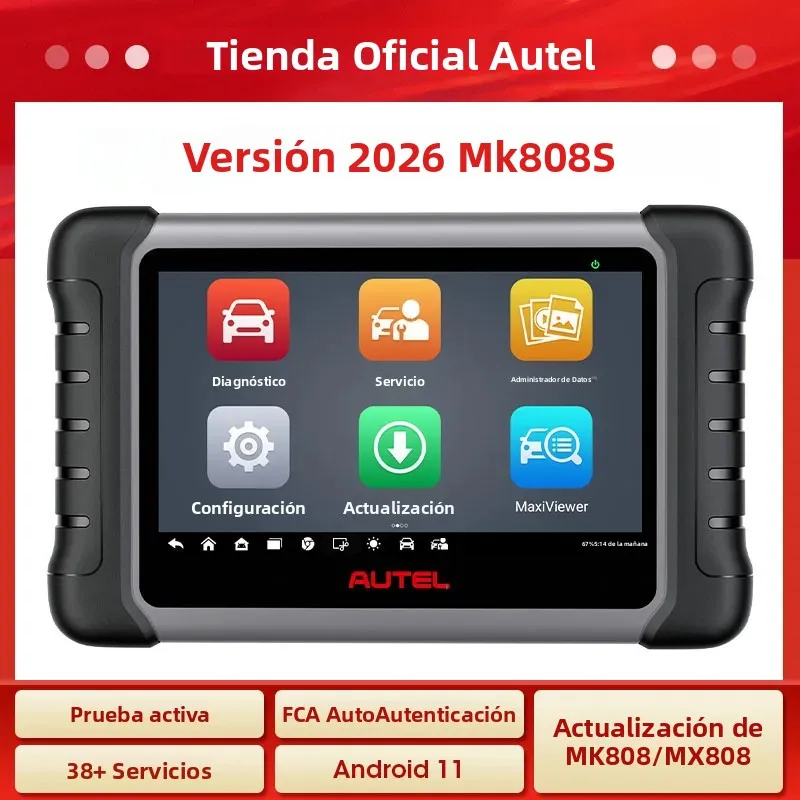 Escáner Obd2 Autel Maxicom Mk808S, Herramienta De Diagnóstico Automotriz, Lector De Códigos Obd 2, Herramienta De Codificación Con Prueba Activa — -42%, 267.49€ Coupon, from 369.39€ – 42% descuento – €369.39