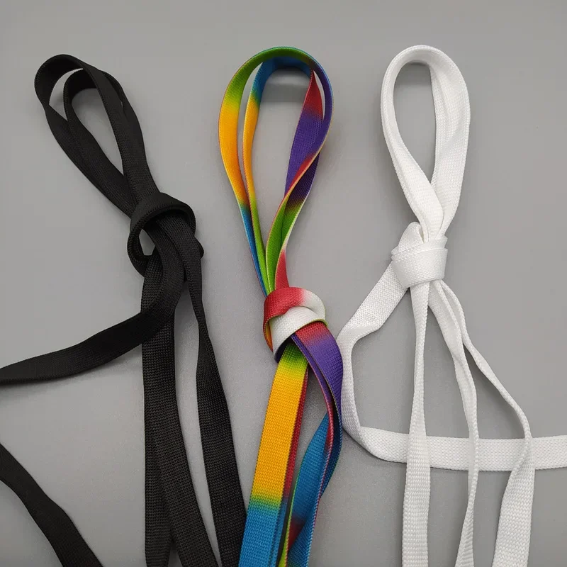 Gradient Shoelaces Rainbow Shoelace MCQ Classic Casual White Shoes Flat Laces Unisex Precision Weaving 100CM/120CM/140CM - Image 6