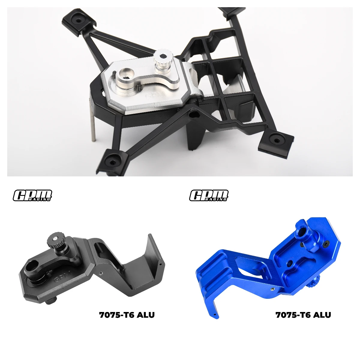 GPM 7075 Alloy Body Shell Locker (Rear) For TRAXXAS 1/5 X-Maxx 8S Monster Truck-77076-4.77086-4