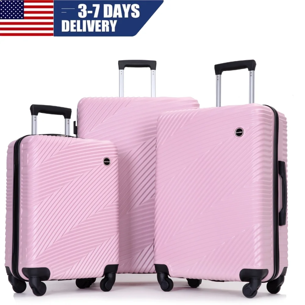 Travel Luggage Set - Комплект из 3 чемоданов, жесткие чемоданы