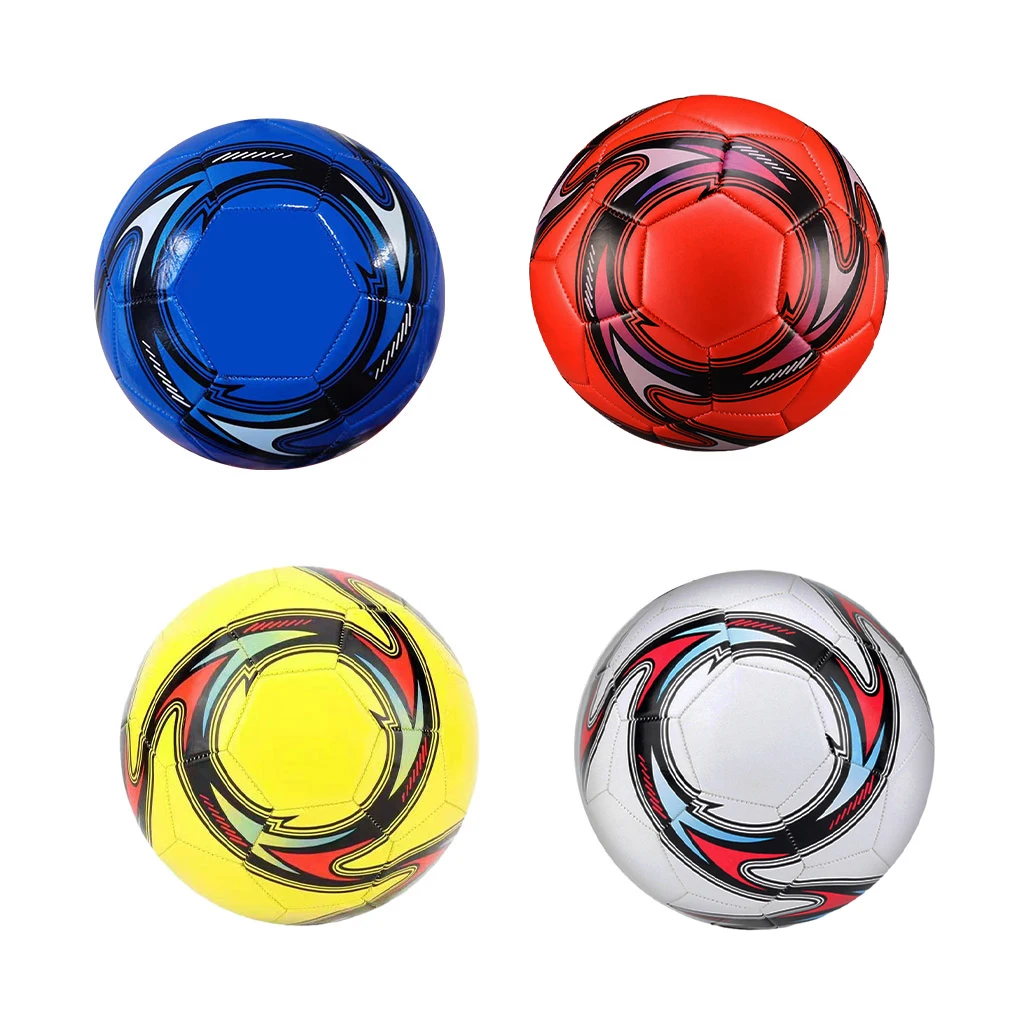 ลูกฟุตบอลเด็ก สนุกสนานสำหรับเด็ก หนัง PU กันน้ำ ลูกฟุตบอลฝึกซ้อม ฟุตบอลพีวีซี สีฟ้า