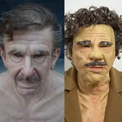 Elderly Mask Halloween Party April Fool's Day Wrinkled Headwear Mask Party Role Playing Props