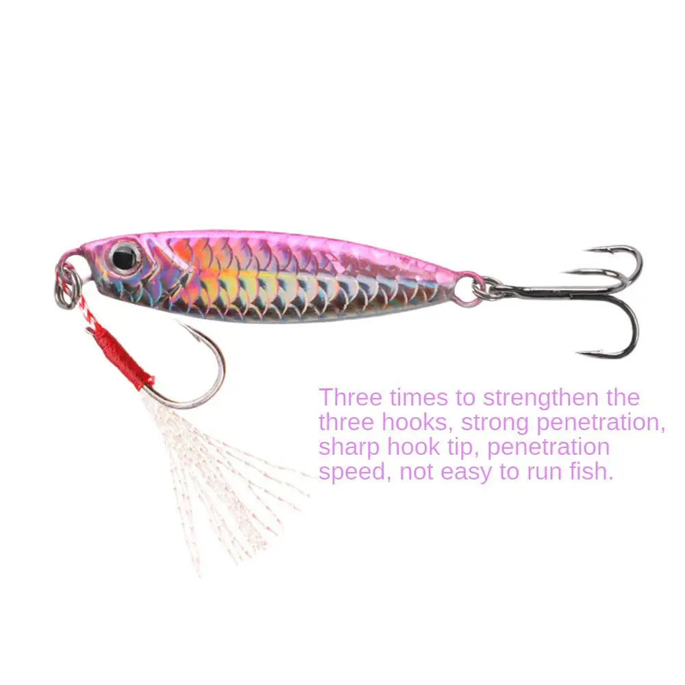 2/4/6PCS Fishing Bait New Arrivals Man-made Sharp And Easy To Penetrate Swing Metal Hard Bait