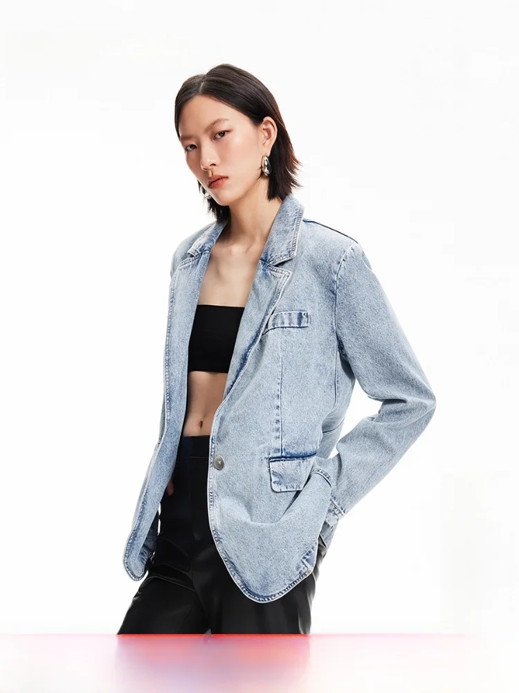 

Женская металлическая ковбойская куртка в стиле панк Street Sle с 3D пошивкой на весну и лето, брендовая верхняя одежда из смеси хлопка