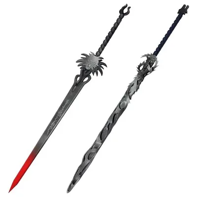 120CM Game Arknights Texas the Omertosa Cosplay Sword Weapon Props for Halloween Christmas Carnival Party Events Accessory