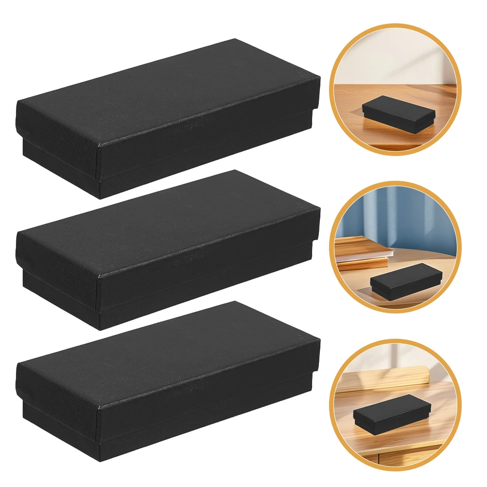 5pcs Heaven Earth Cover Watch Gift Box Rectangular Protective Lightweight Travel Business Occasions Single Display Case Watches