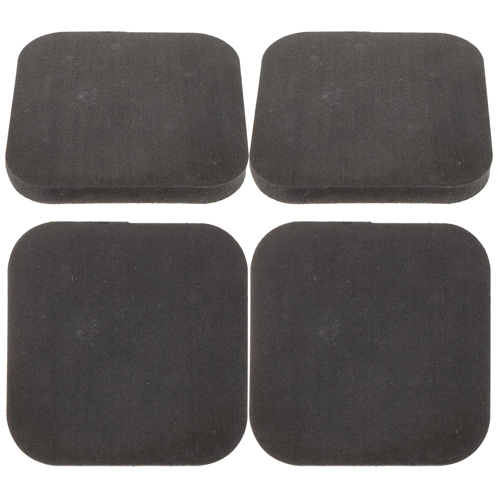 

4 Pcs Treadmill Mats Hardwood Floors Durable Gym Pads Exercise Equipment Rubber Mats For Gym Mat Bike Floor Protective Pad