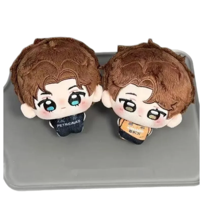 New Cuddly F1 Driver 10cm Plush-Like Texture Doll Keychain Cotton George Russell Oscar Piastri Doll Toy Periphery Doll Fans Gift