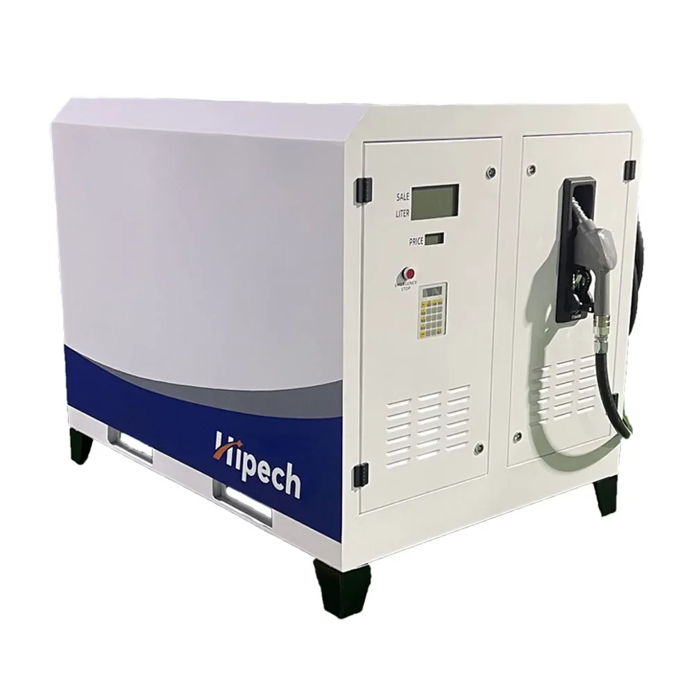 Hipech 1000 liters 3000 liters 6000 liters Mini portable gasoline mobile gas station with tank