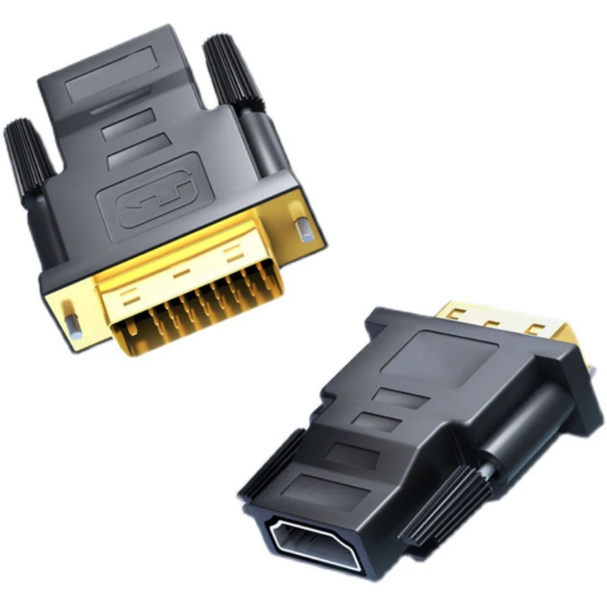 DVI 24+1 /24+5 Male to HDMI Female Adapter Bidirectional HD Video Converter For PC Monitor TV Projector