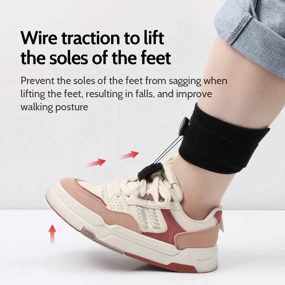 Adjustable Plantar Foot Drop Traction Corrector Orthosis Stabilizer Brace Support Night Splints Pain Relief Ankle Support