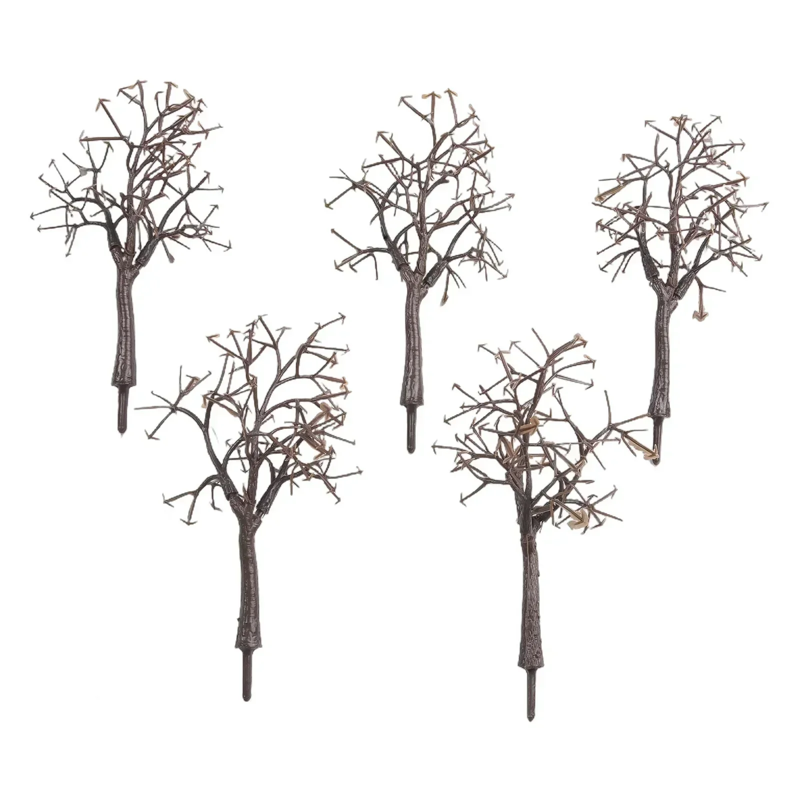 10szt 12cm Model Bare Tree Scenery Landscape Trunk Simulation Plant Decoration Train Model Tree Simulation Tree Pole Figurki