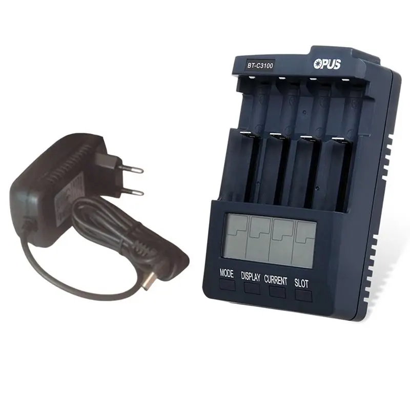 BT-C3100 4 Slots Battery Adapter Smart Adapter Universal Adapter For Rechargeable Li- Batteries EU PLUG