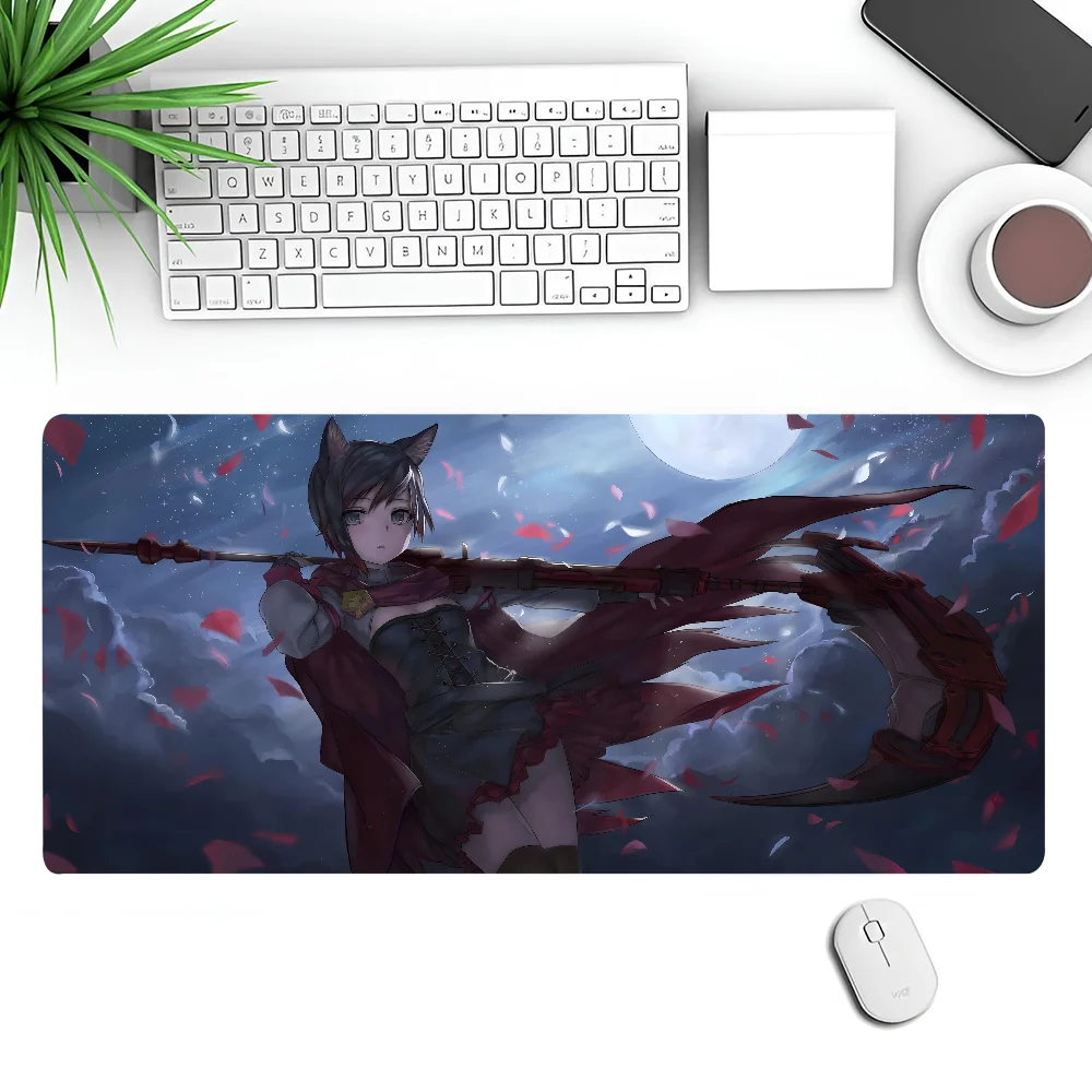 

1pc Hot Anime Cool Girl RWBY Non-slip Mouse Pad Suitable For Office Computers Laptops E-sports Game Desk Mats XXL Keyboard