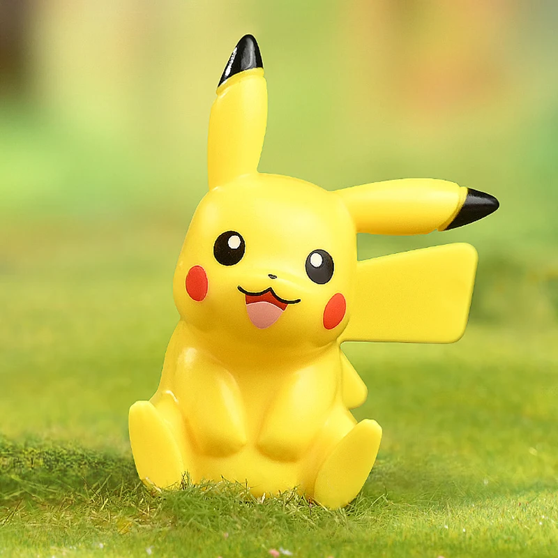 Bloques de construcción de Pokémon para niños, juguete educativo de Pikachu, globo aerostático, regalo de cumpleaños, novedad