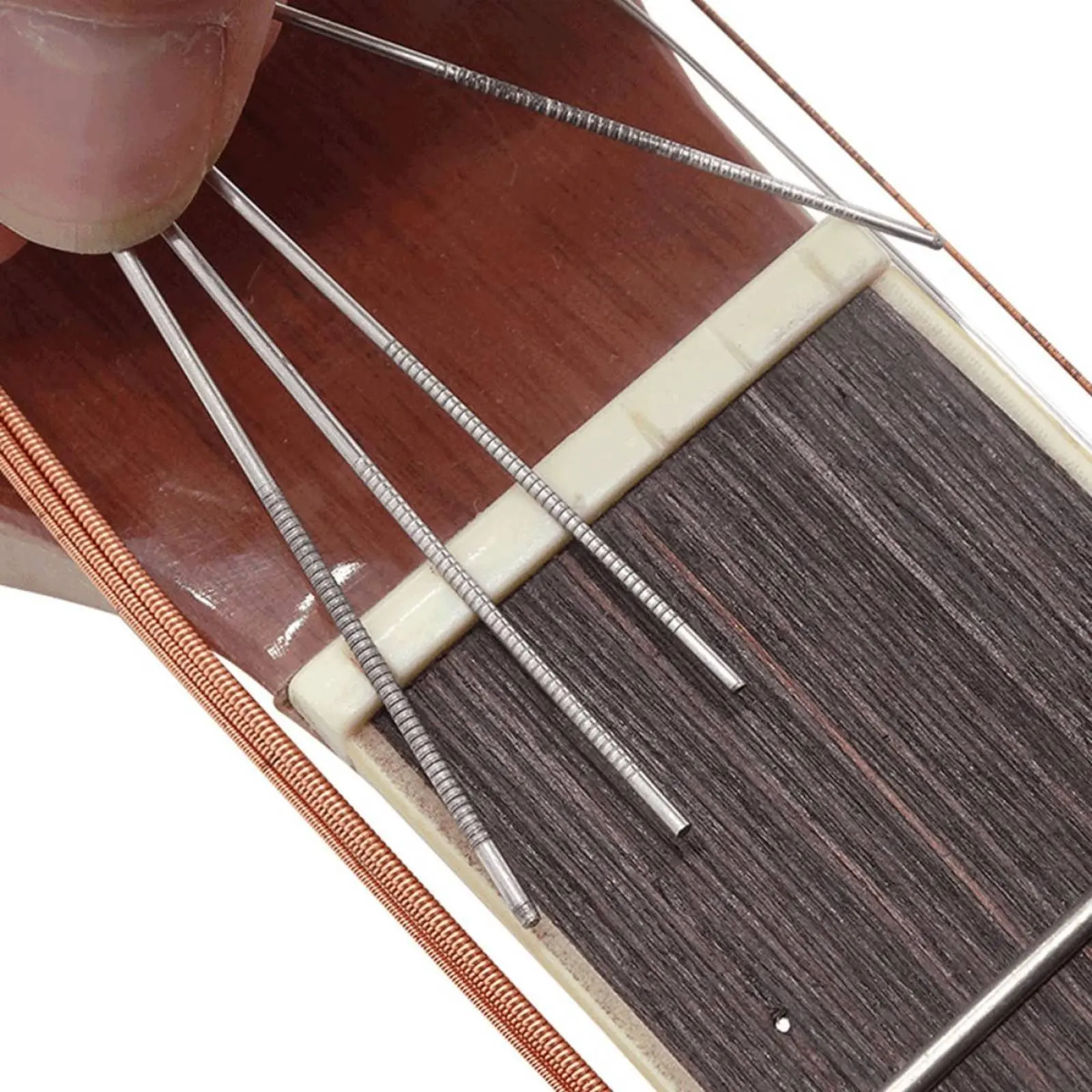 Guitar Nut File Set Accurate Cutting Guitar Nut File Versatile Portable for Guitarists