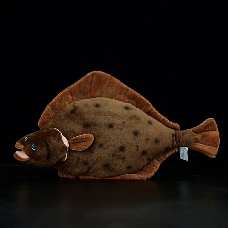 Simulation Animal Cute Flounder Action Figure Atlantic Flounder Plush Toy Lifelike Animals Simulation Stuffed Doll Toy Gifts