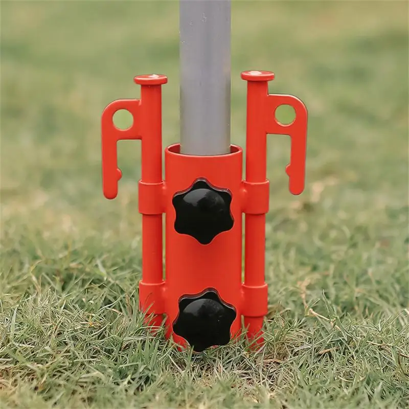 Outdoor Colorful Adjustable Canopy Pole Holder Camping Gear Cool Edc Gear Luminaire Support Rod Holder Camping Equipment