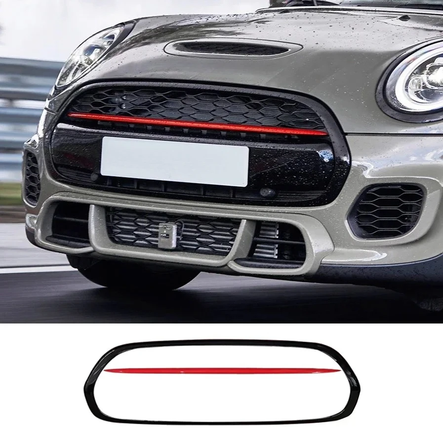 

Car Front Grille Stripe Decoration Cover Frame Case For Mini Cooper S JCW F54 Clubman LCI F55 F56 F60 R60 Countryman Accessories