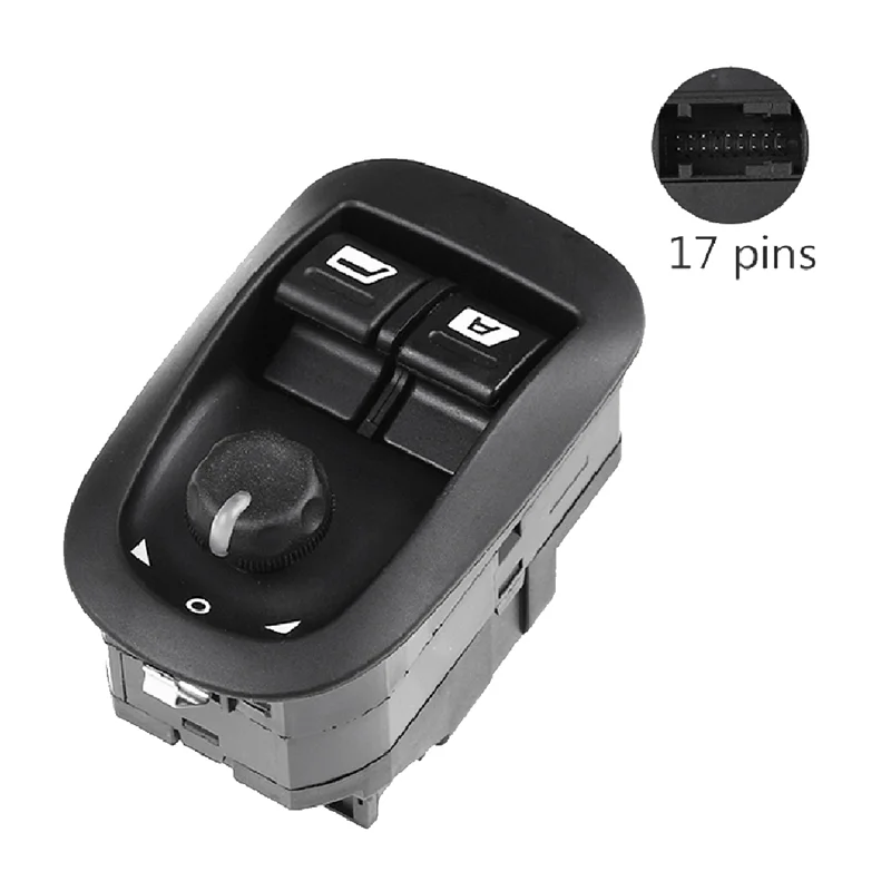 6554. Car Electric Window Control Switch Glass Lifter Button for 206 CC 206SW 306 206 Saloon 1993-2016 6554WA