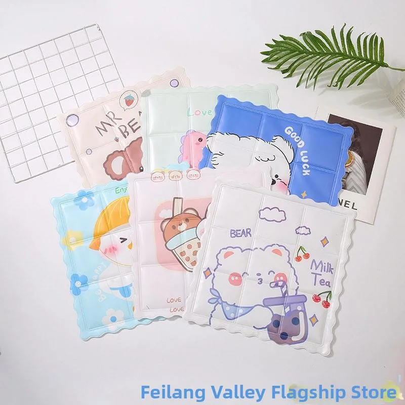 

Охлаждающая летняя мультяшная подушка-коврик для офиса, автомобиля, дома, для животных, снижающая температуру, из ПВХ, для студентов