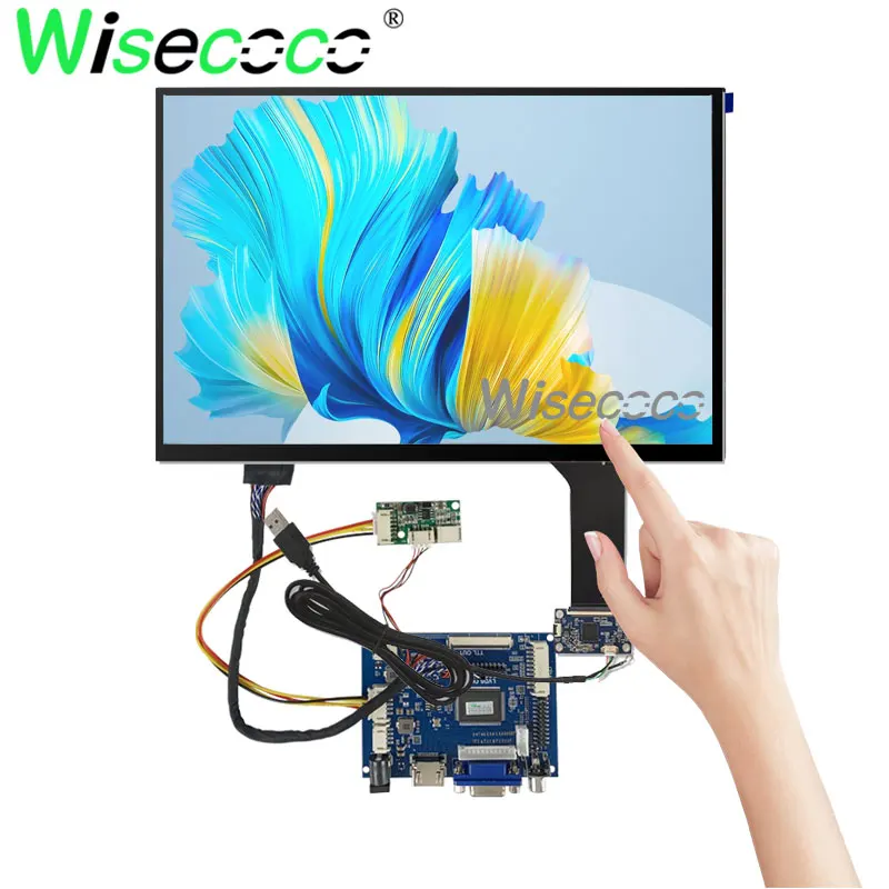 10.1 Inch 1280*800 IPS 450 nits Touch LCD Kit Support Win7 8 10 Raspberry Pi Android Linux Industrial equipment 10 fingers Touch