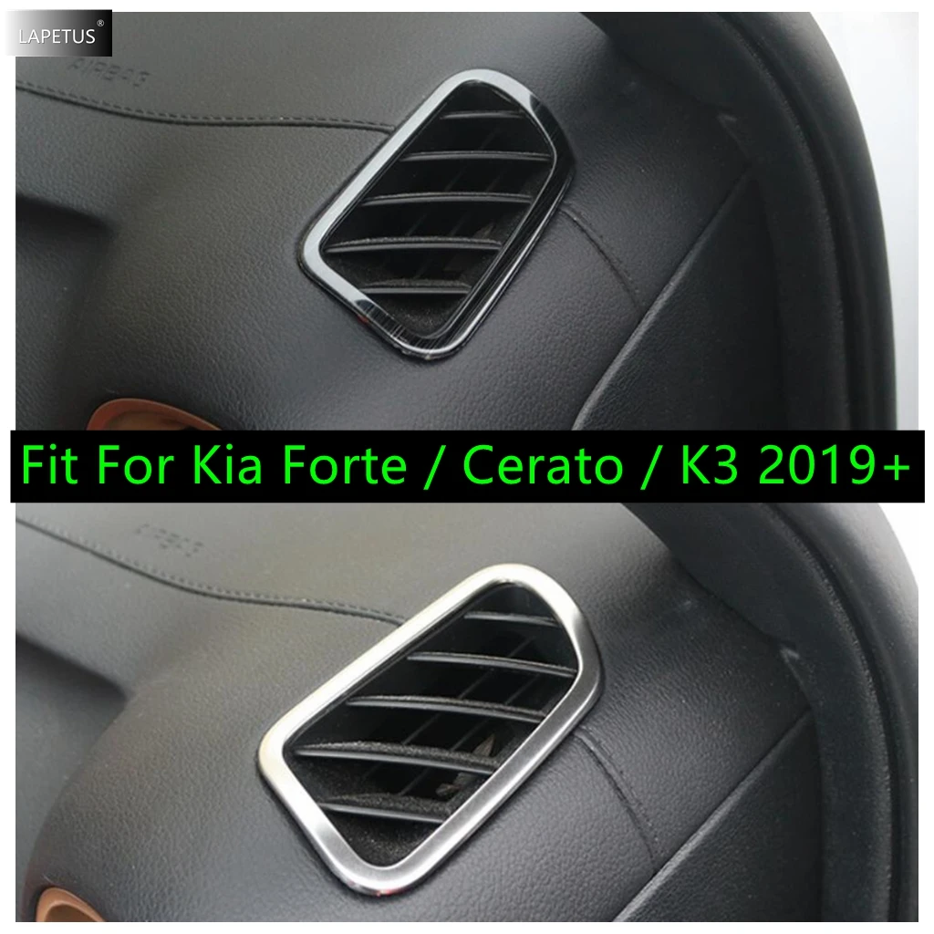 Car Accessories Dashboard AC Air Conditioning Outlet Vent Frame Decor Sequins Cover Trim For Kia Forte / Cerato / K3 2019 - 2023