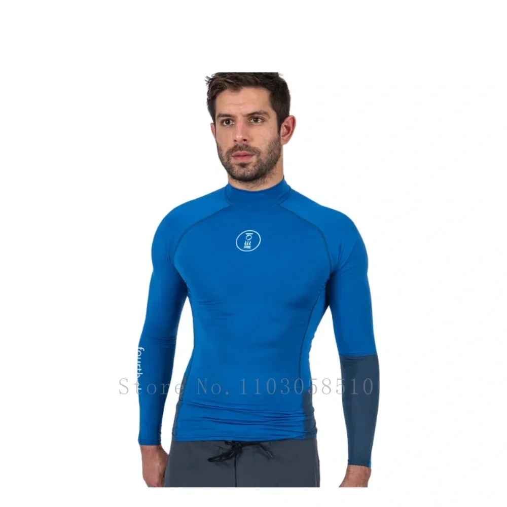 Fourth Element Men Surfing Sun Protection Diving Suit Anti Rash T-Shirt Swimsuit Tight Fitting Long Sleeved UV Resistant UPF50+