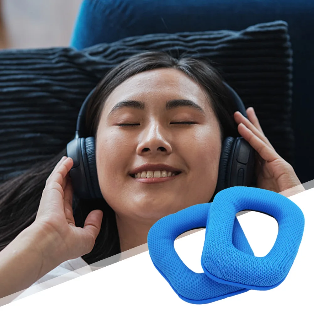 1 زوج استبدال وسادات الأذن بطانة للأذن شبكة النسيج سماعة وسادات الأذن سماعة الأذن وسائد ل لوجيتك G930 G430 G432 G332 G35 F450