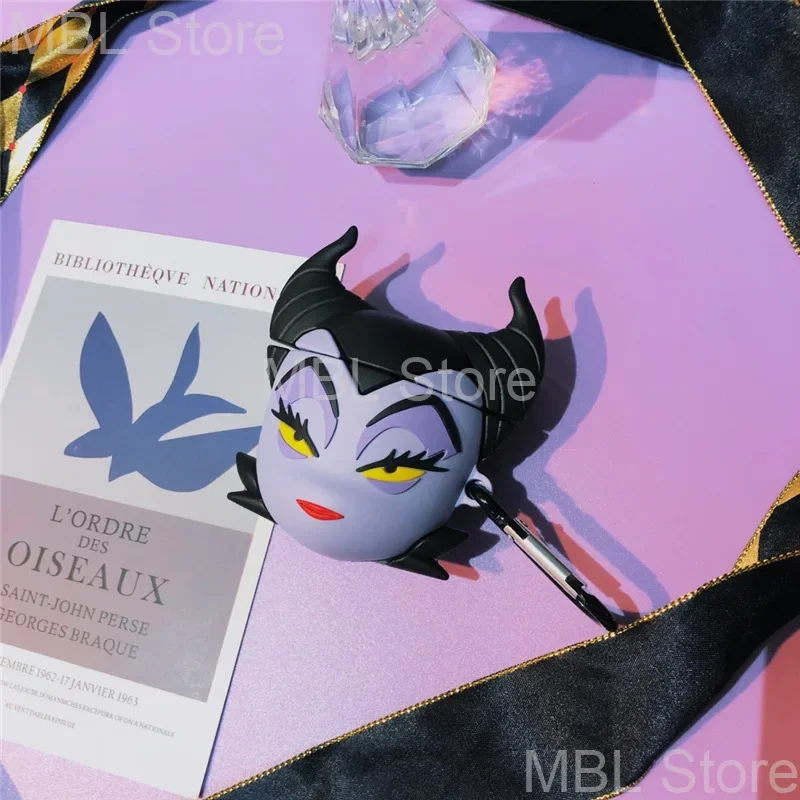 Disney Maleficent Captain Jack Cute Cartoon Cover dla Apple AirPods 1 2 Etui na słuchawki AirPods Pro Etui na słuchawki