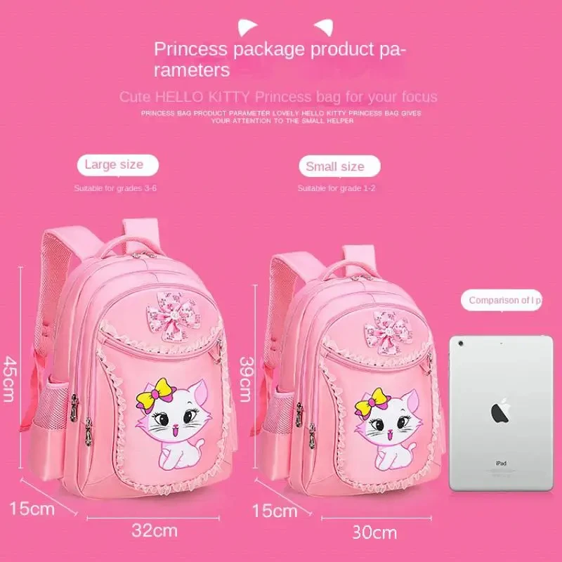 Cute Pink School Backpack For Girl Student Teenagers School Bag Set Children Backpack With Pencil Case