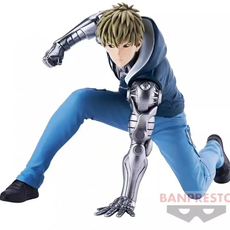 

Фигурка Genos из One Punch Man от Bandai, коллекционная, из ПВХ, для аниме-коллекционеров, идея подарка, для домашнего декора, официальный продукт
