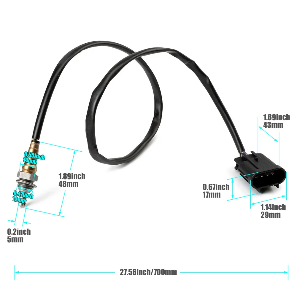 OEM 4016021 4013979 New 72cm Oxygen O2 Sensor Fit For Polaris RZR 570 900 1000 XP XP 4 1000 Turbo Repair Auto Part