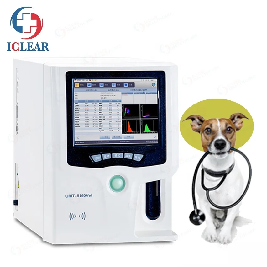 60 T/H 34 Parameters Lab WBC 5-diff URIT 5160 Vet Analyzer