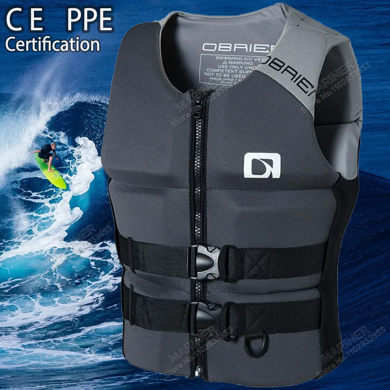 Life Vest for Adults Excellent Quality Neoprene Life Jacket Jet Ski Kayak KiteSurf Raft Drift Boat Wakeboard Fishing Life Jacket