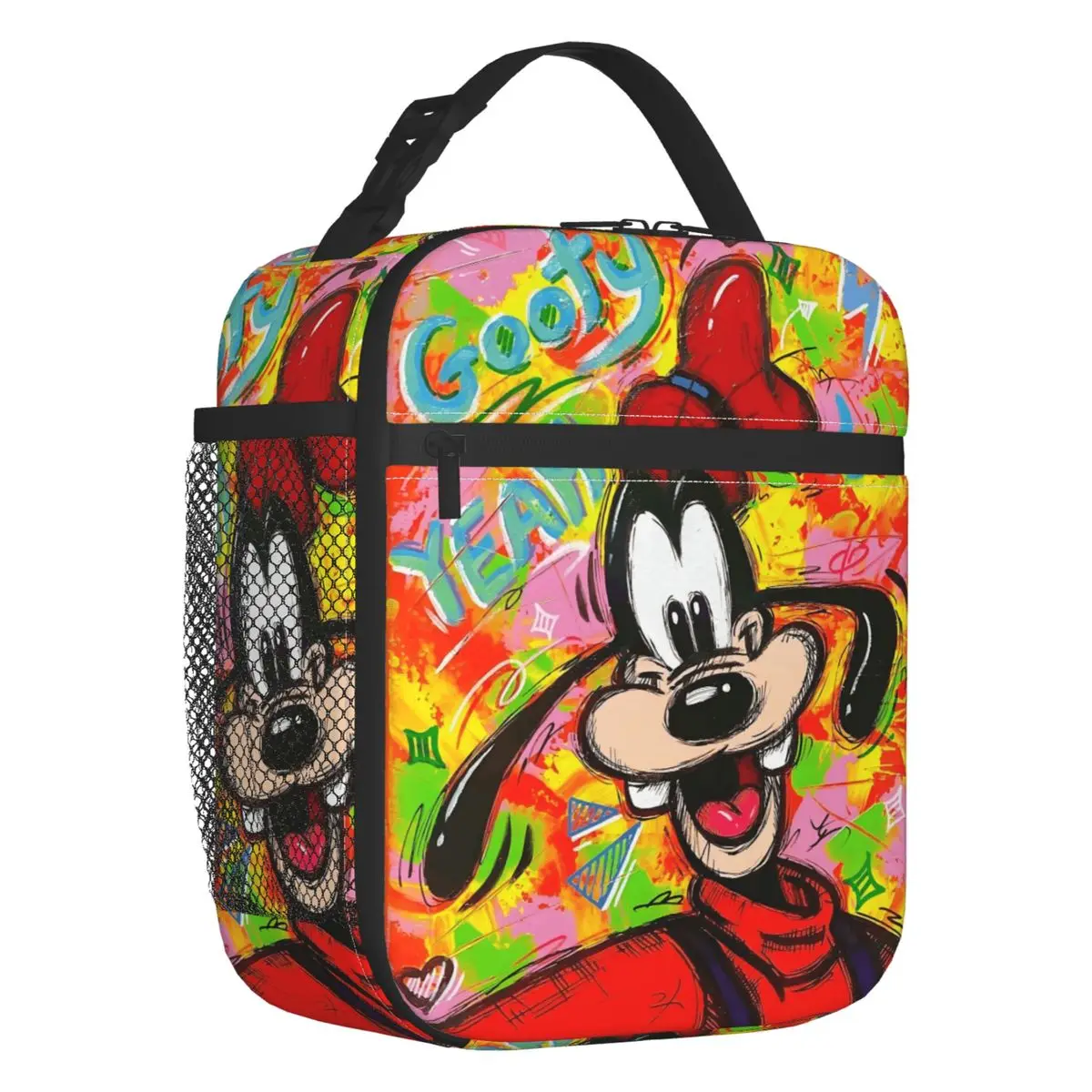 

Изготовленная на заказ сумка для обеда Goofy, теплый холодильник, изолированные коробки для завтрака с забавным животным узором для детей, школы