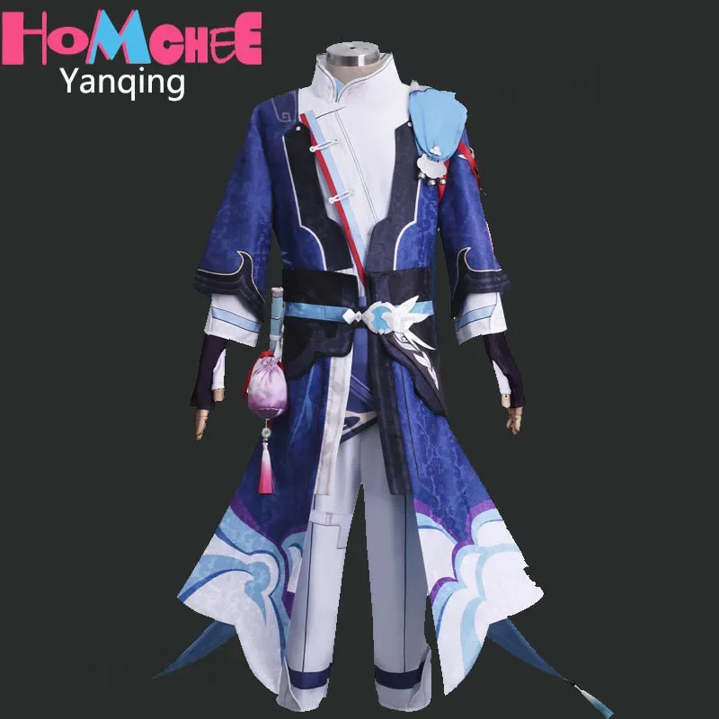 Honkai Star Rail Yanqing Cosplay Costume Wig Anime Game Honkai Impact 3rd Cosplay Halloween Party Clothes For Men