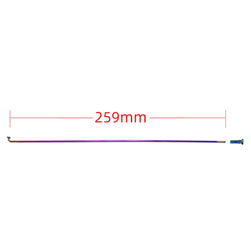 

Parts Bicycle Spokes Set Spokes With Spokes Cap 36pcs Fittings Rainbow Replacement Aluminum Alloy Bike Cycling