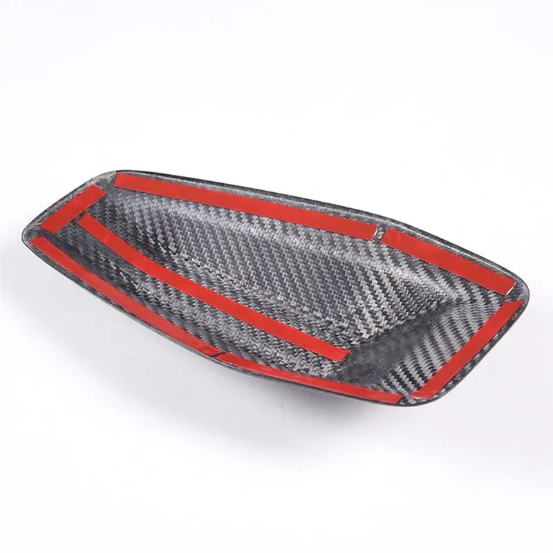 A64P-Car Roof Shark Fin Antenna Cover Trim Sticker Dry Carbon Fiber For BMW 4 Series G26 2021-2023 4-Door Accessories